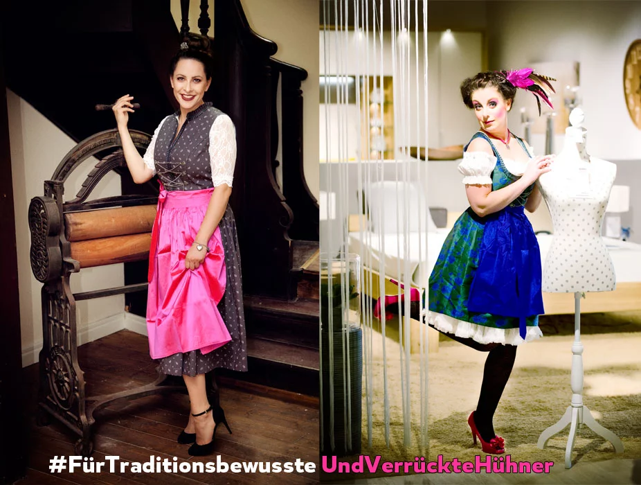 # Dirndl für Traditionsbewusste und verrueckte Hühner