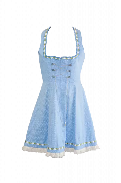 Dirndl-Baumwolle-gepunktet-blau-Mini-01