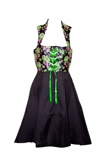 Dirndl-Mischgewebe-gebluemt-schwarz-Midi-01